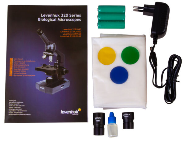 Микроскоп Levenhuk 320 PLUS, монокулярный — изображение 2