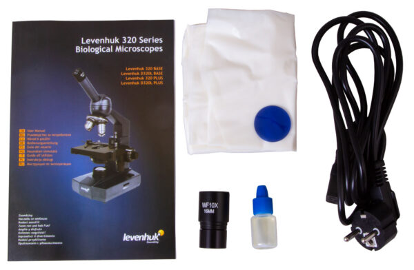 Микроскоп Levenhuk 320 BASE, монокулярный — изображение 5
