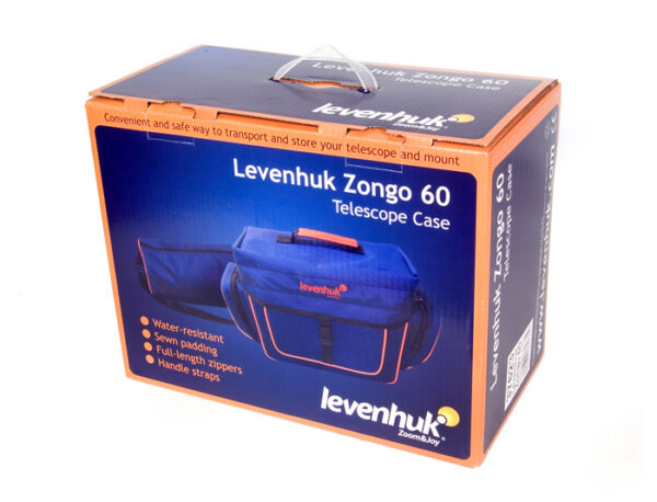 Сумка Levenhuk Zongo 60 для телескопа, синяя малая — изображение 2