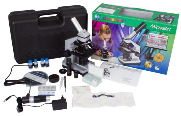 Микроскоп цифровой Bresser Junior 40x–1024x, в кейсе — изображение 4