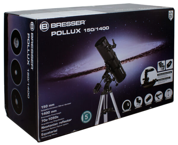 Телескоп Bresser Pollux 150/1400 EQ3 — изображение 3