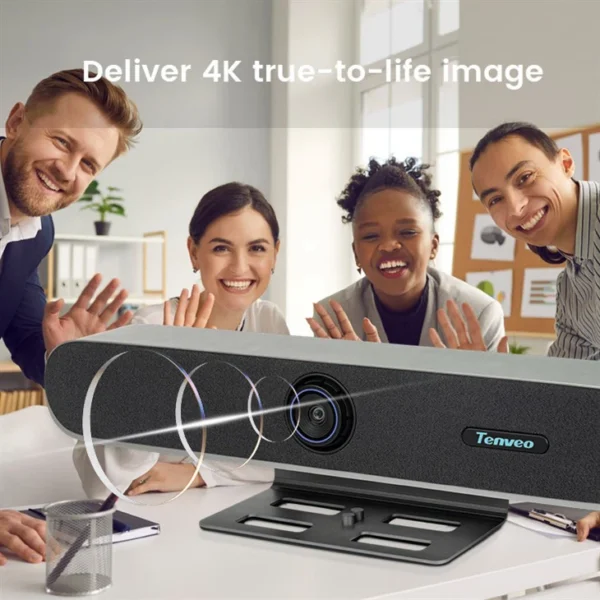 Tenveo Vmax Bar: видеобар 3-в-1 с разрешением 4K и AI-автотрекингом для бесперебойных конференций — изображение 2